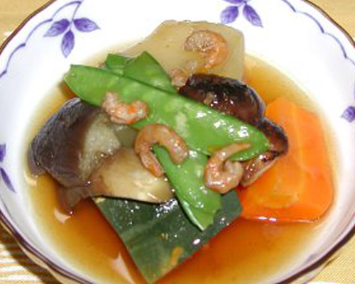 夏野菜の煮物　冷製