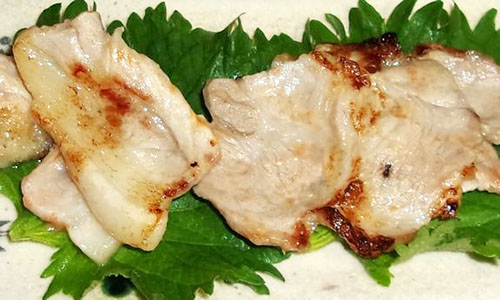 豚の梅肉焼き