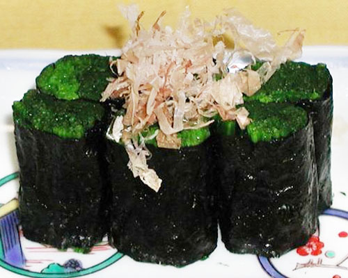 ほうれん草の海苔巻き
